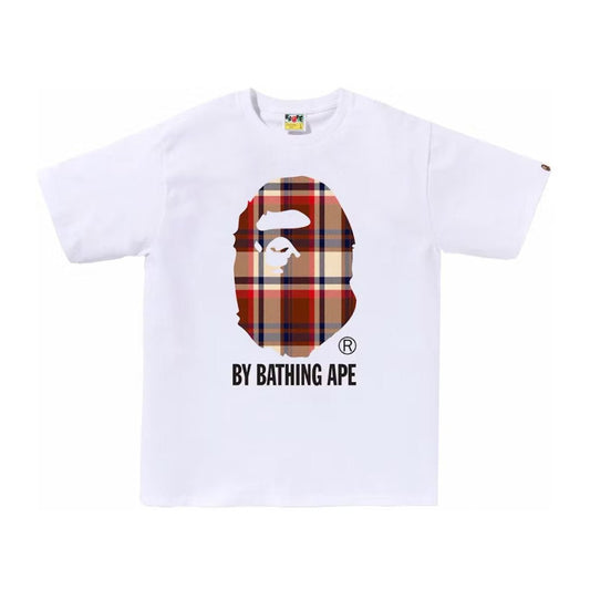BAPE Check By Bathing Ape Tee White